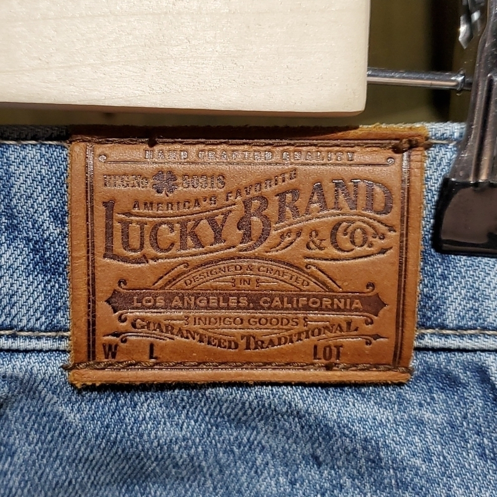 RARE LUCKY BRAND LUCKY PINS JEANS WOMENS SIZE 00 BUTTONS DOWN FRONT HIGH WAIST - Picture 4 of 7